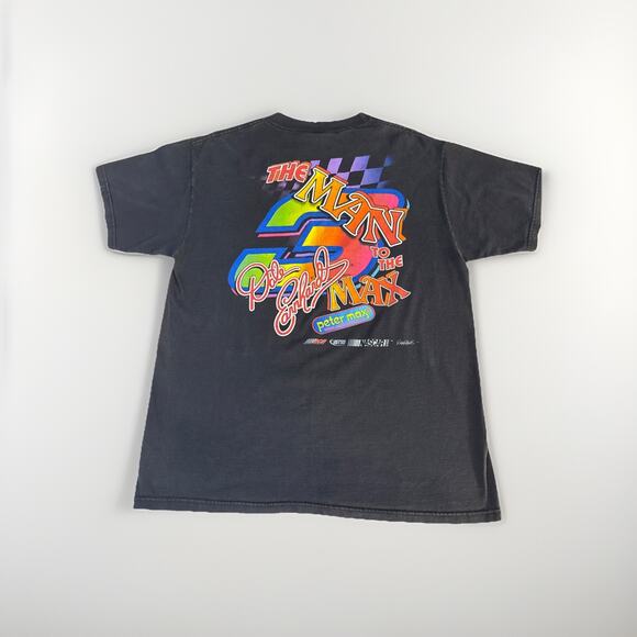 DALE EARNHARDT The Man Takin' It To The PETER MAX Chase Authentic M Vtg T-SHIRT - Picture 4 of 5